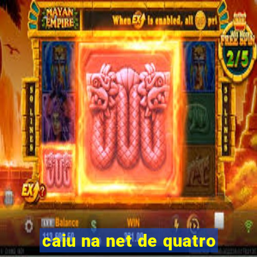 caiu na net de quatro